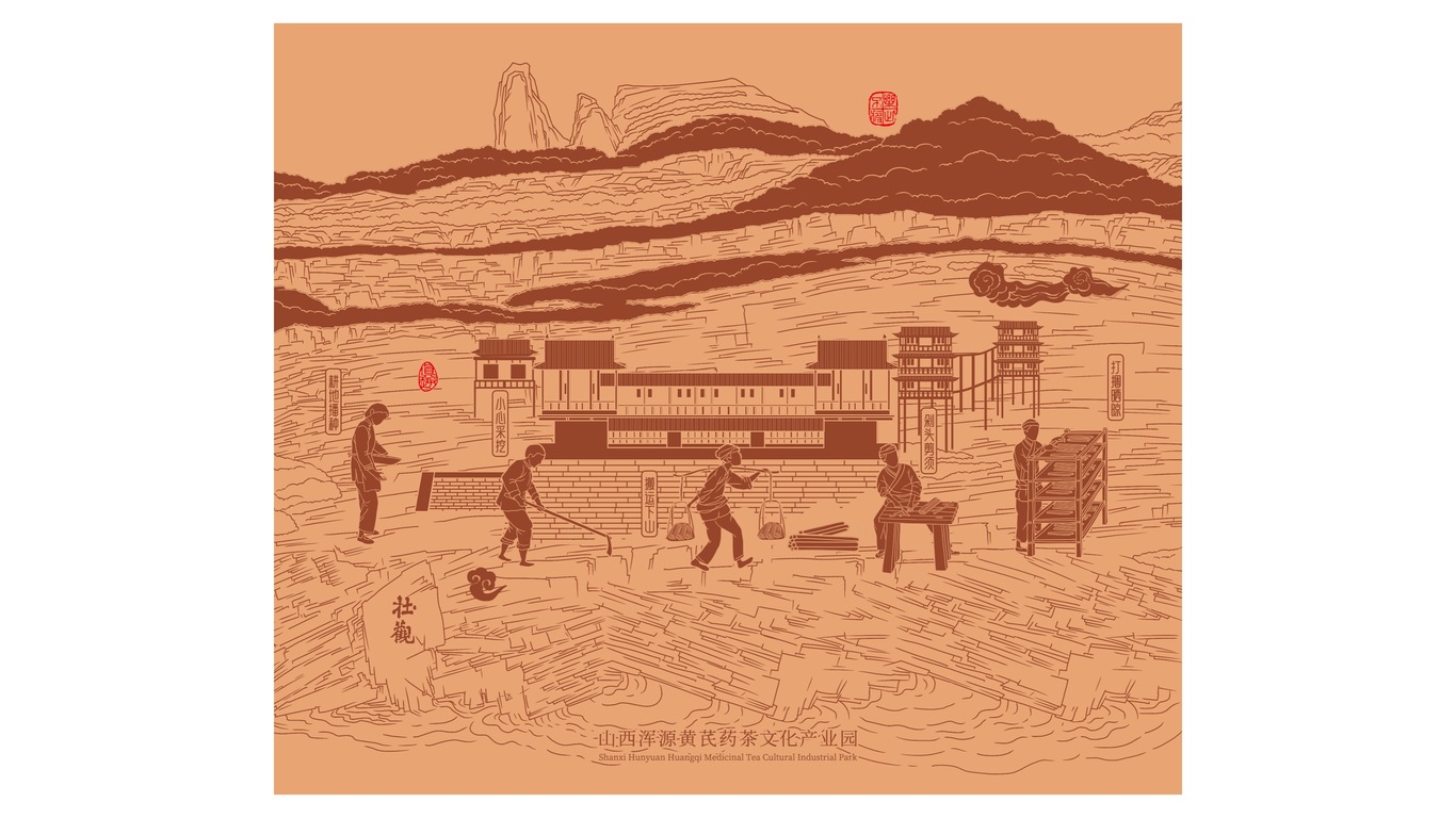 高端黃芪產(chǎn)品禮盒包裝設(shè)計(jì)中標(biāo)圖0