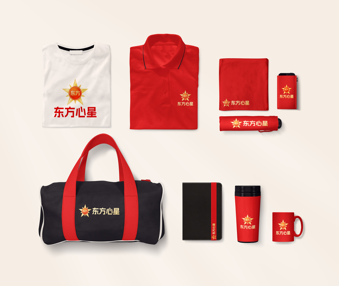 東方心星logo設計圖1