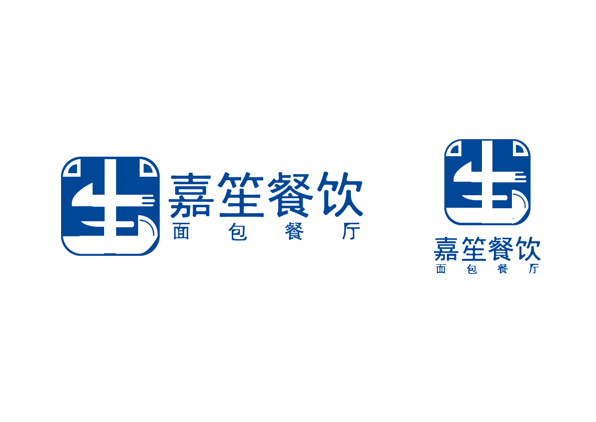 面包餐厅标志设计图0