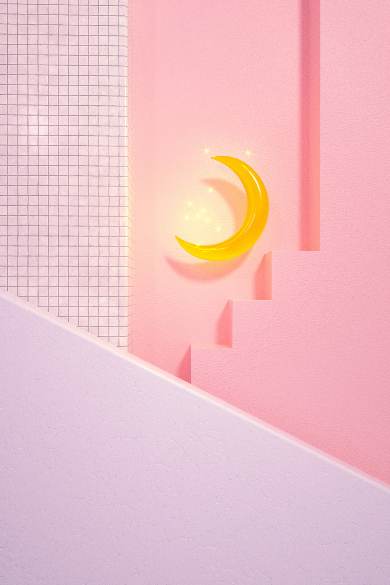3D插画场景-月亮图14