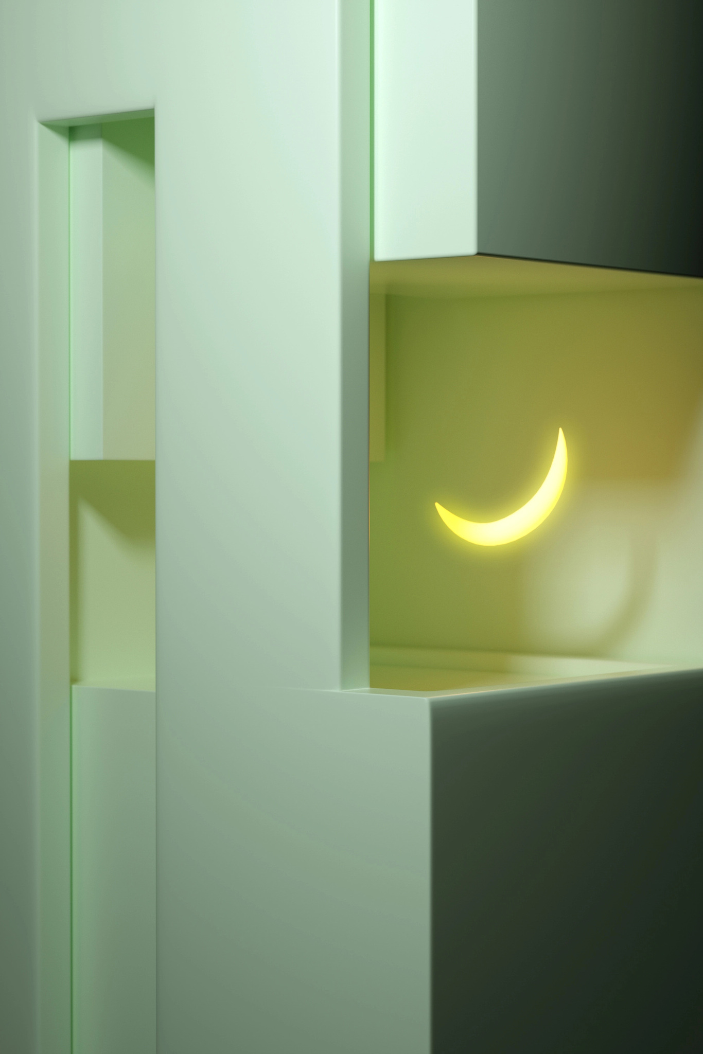 3D插画场景-月亮图3