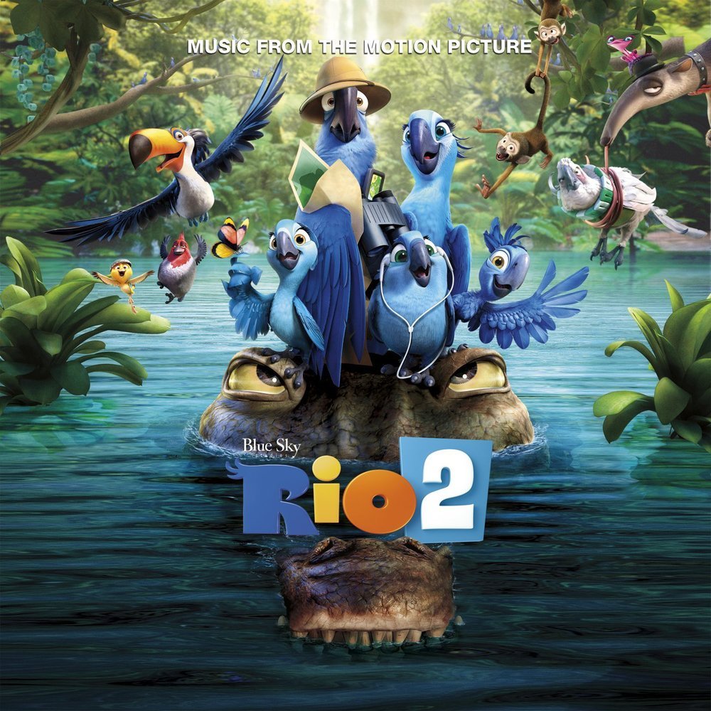 RIO2 - 電影原聲專(zhuān)輯設(shè)計(jì)/包裝視覺(jué)/宣傳物料圖1