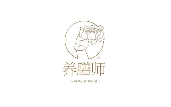 大健康 食品類 養(yǎng)生品牌—養(yǎng)膳師品牌logo設(shè)計 清雅風(fēng)格