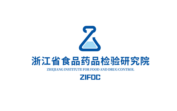 食品药品检测 化学产品检测类——浙江省食品药品检测研究所品牌logo设计