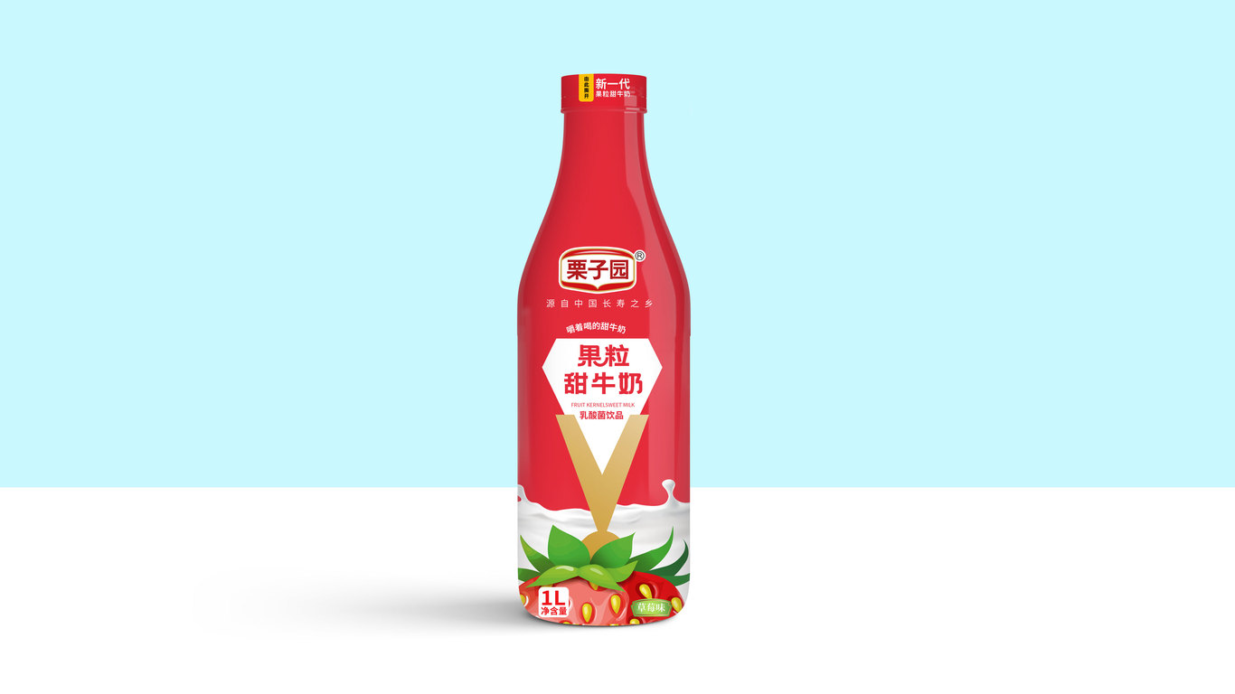 乳制飲品類包裝設(shè)計(jì)中標(biāo)圖0