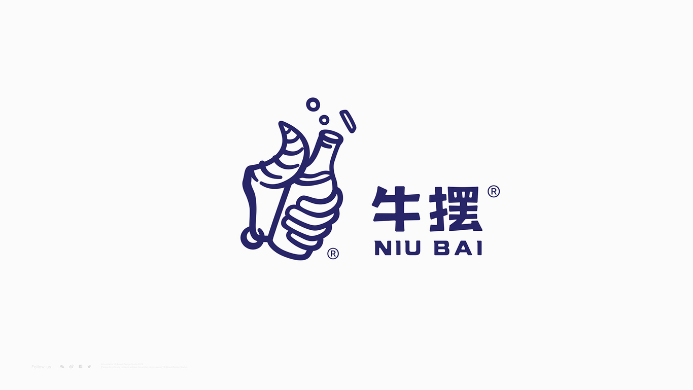 牛摆碳酸饮料品牌VI设计图1