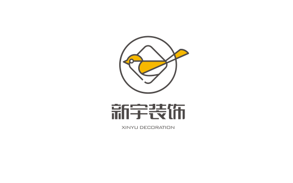 家裝 室內(nèi)裝飾-新宇裝飾品牌logo設(shè)計(jì)