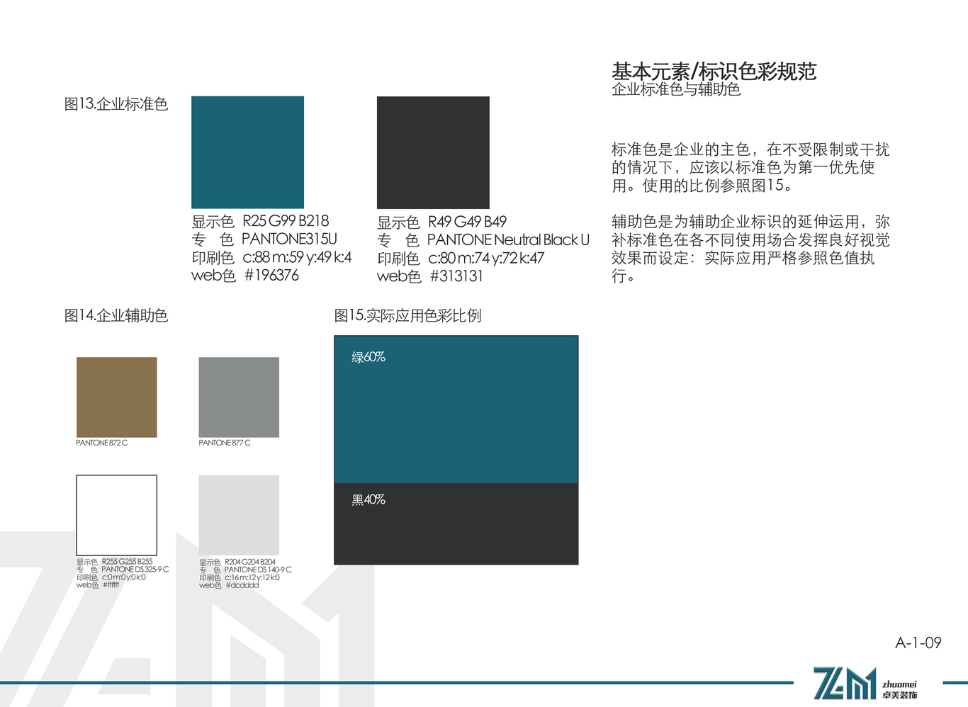 丽江卓美装饰公司品牌企业VI视觉设计图11