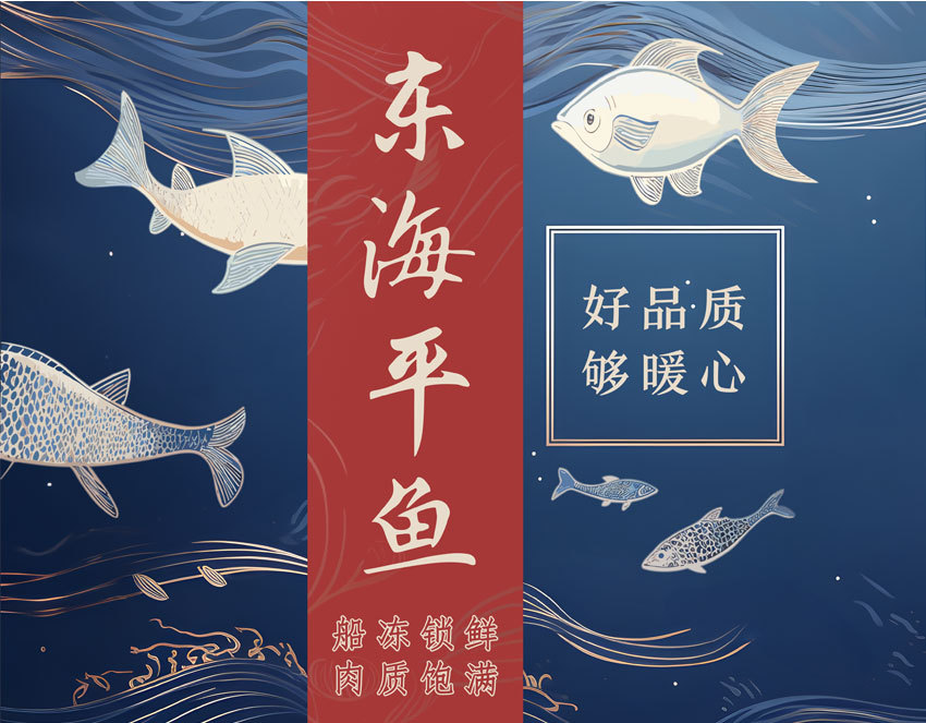 東海平魚(yú)禮盒包裝設(shè)計(jì)圖0