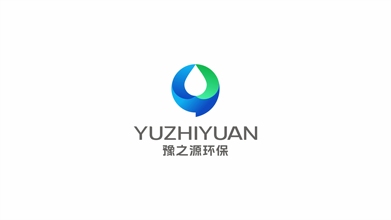 現(xiàn)代大氣的水處理環(huán)保企業(yè)logo設計