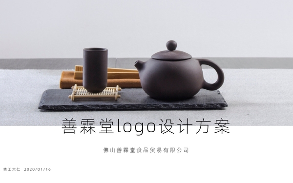 佛山善霖堂食品貿(mào)易有限公司logo設(shè)計(jì)方案