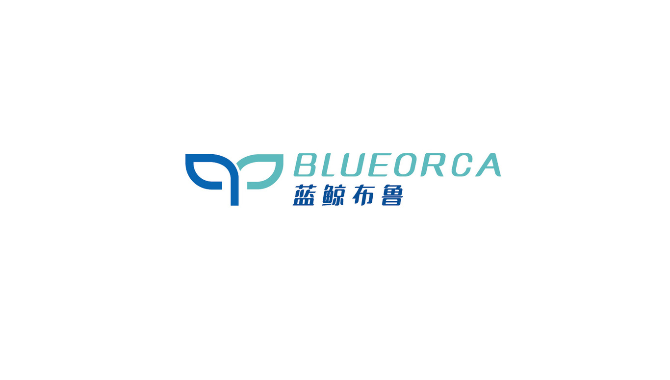 藍(lán)鯨BLUE電商公司LOGO設(shè)計圖0