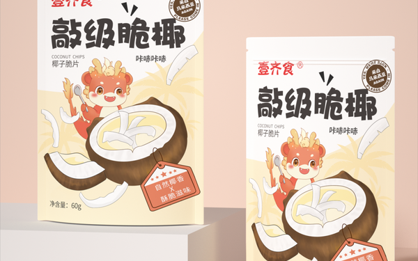 椰子脆片包裝設(shè)計