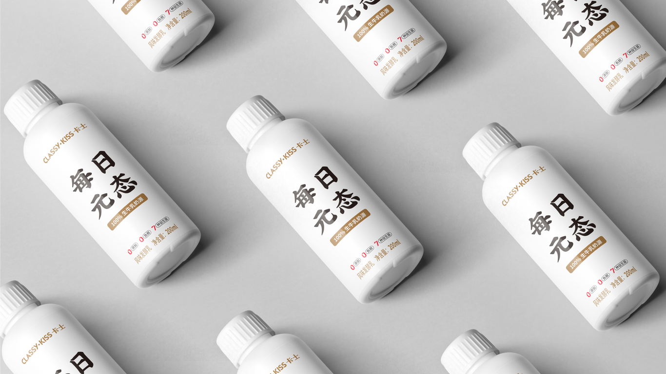 卡士 纯牛奶包装图3