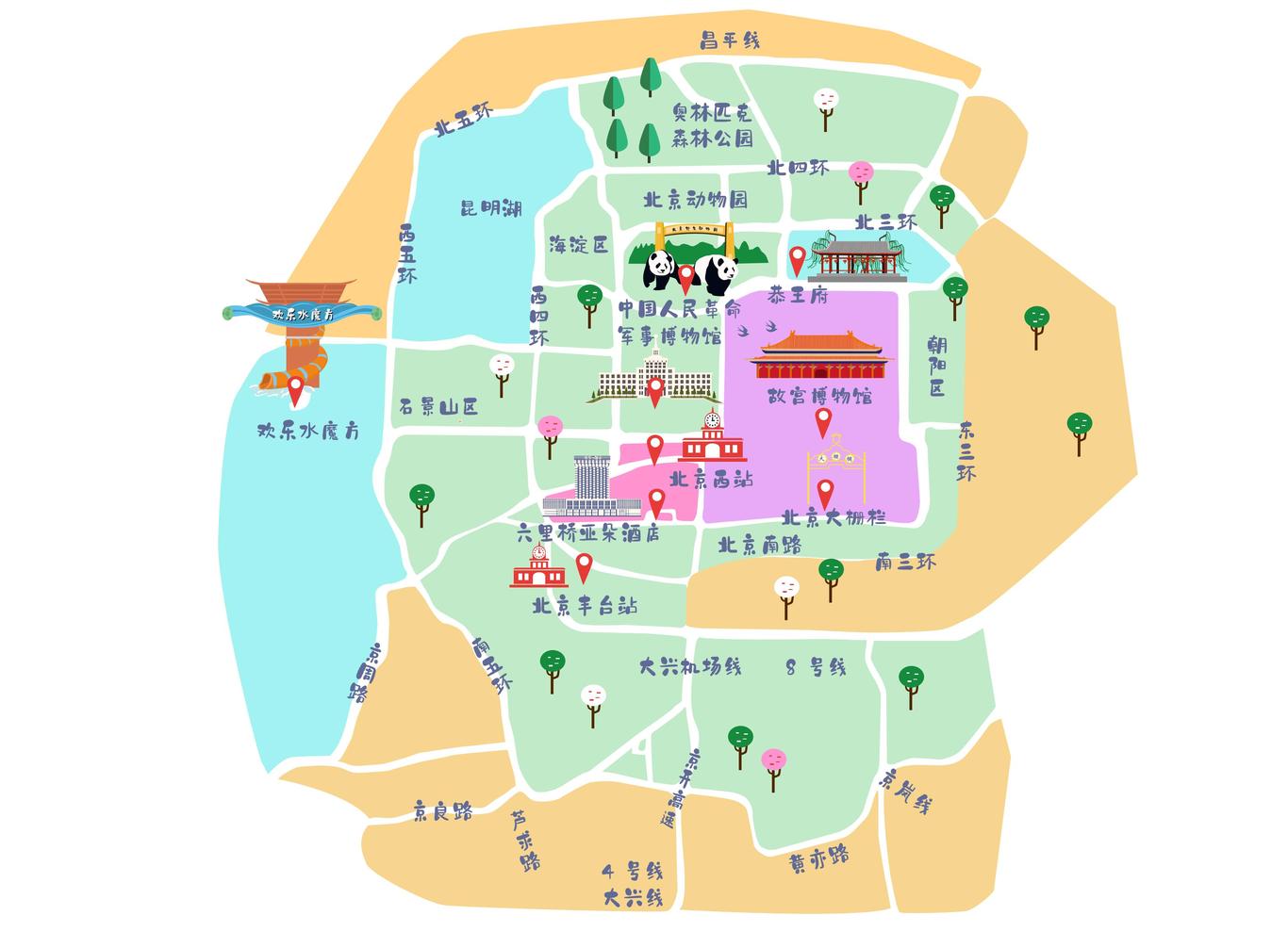 手繪地圖作品集圖1