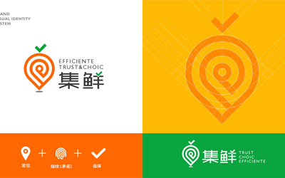 生鮮科技類logo提案