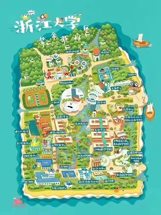 地圖設計  插畫(huà)地圖設計手繪地圖設計圖0