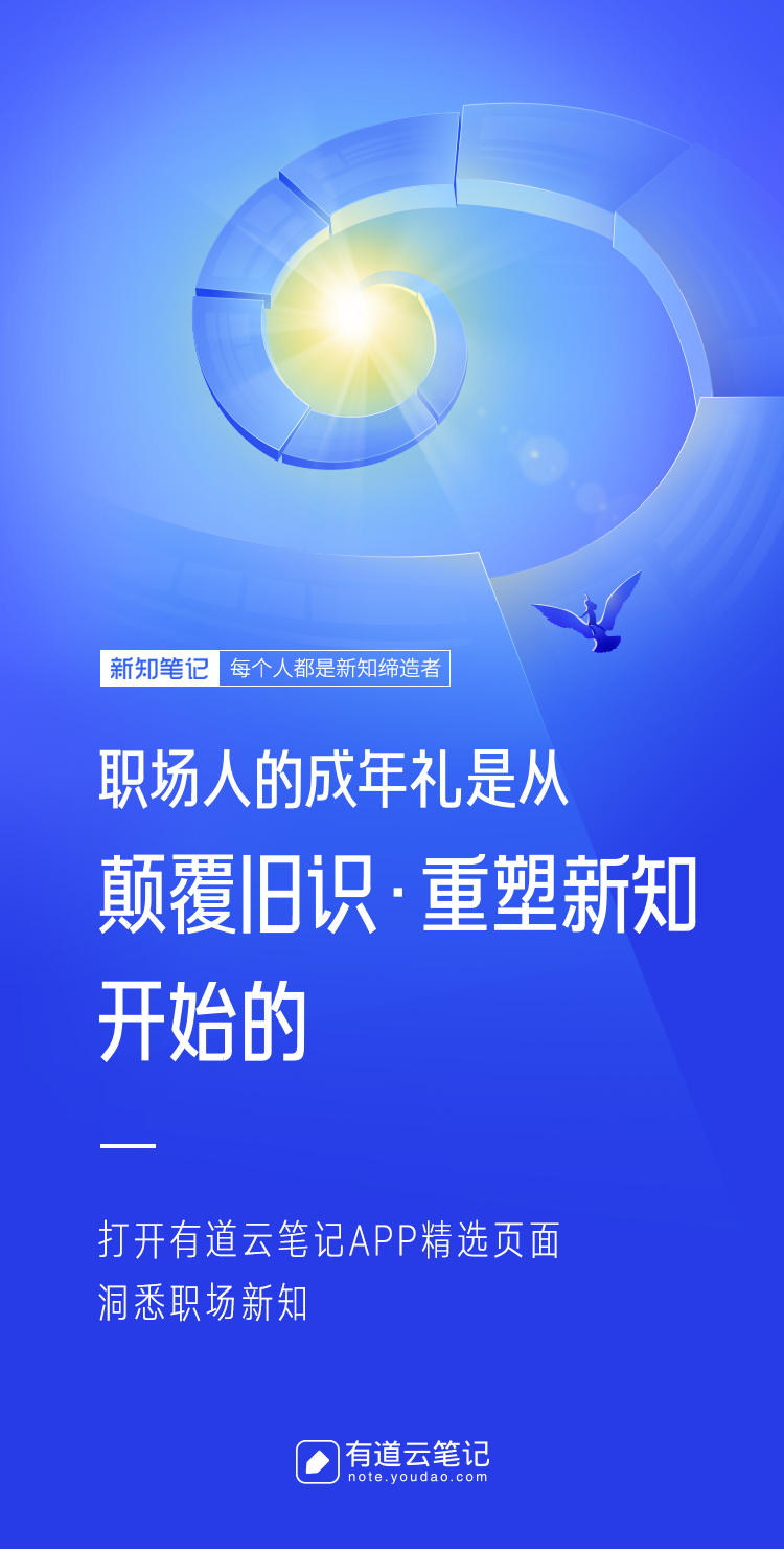 有道云筆記十周年新知筆記系列海報圖0