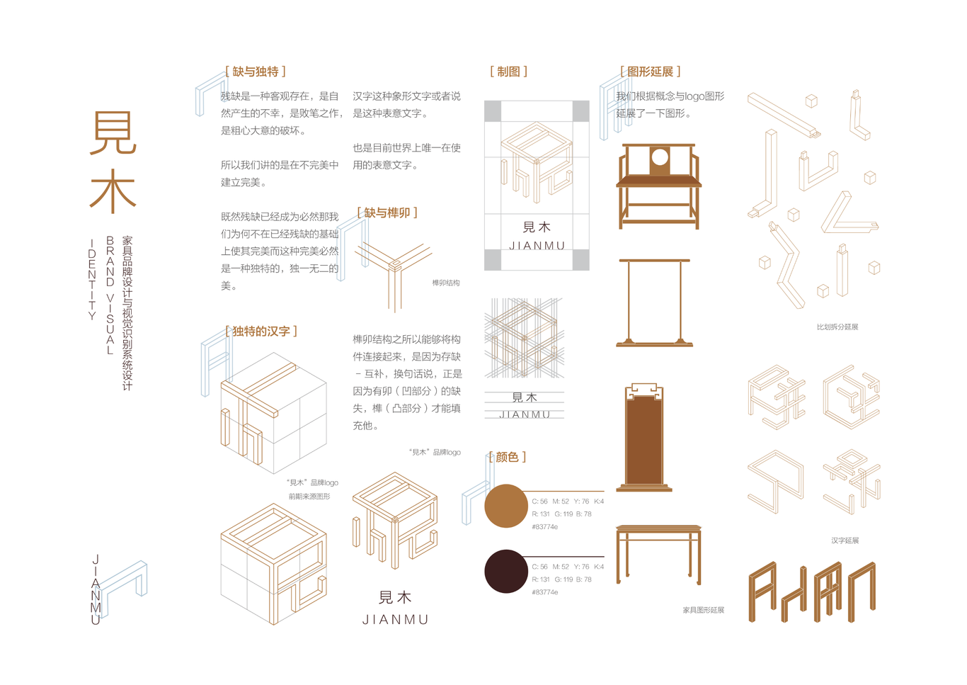 中式“見木”家具品牌VI設(shè)計(jì)圖1