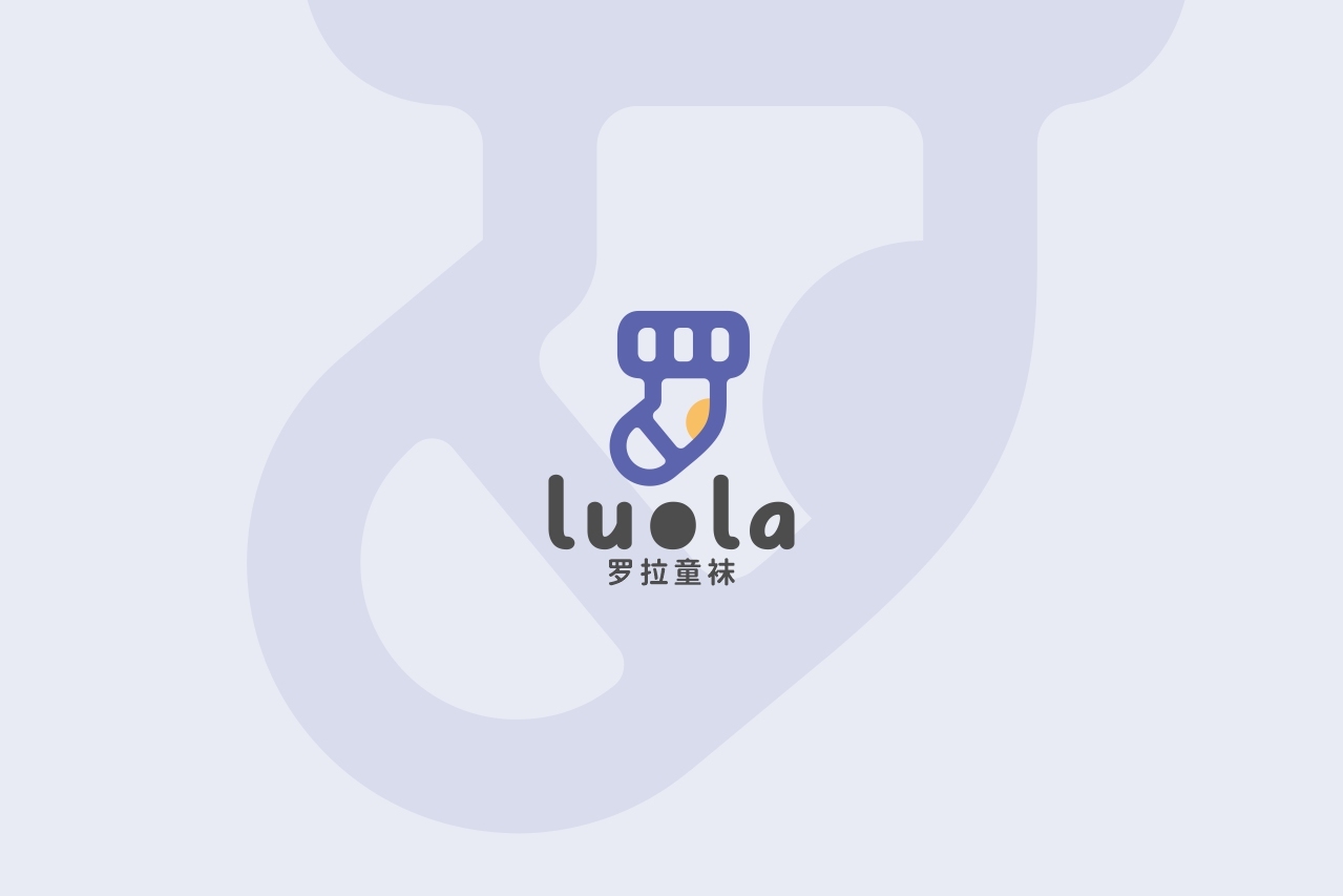 儿童袜子logo设计图6