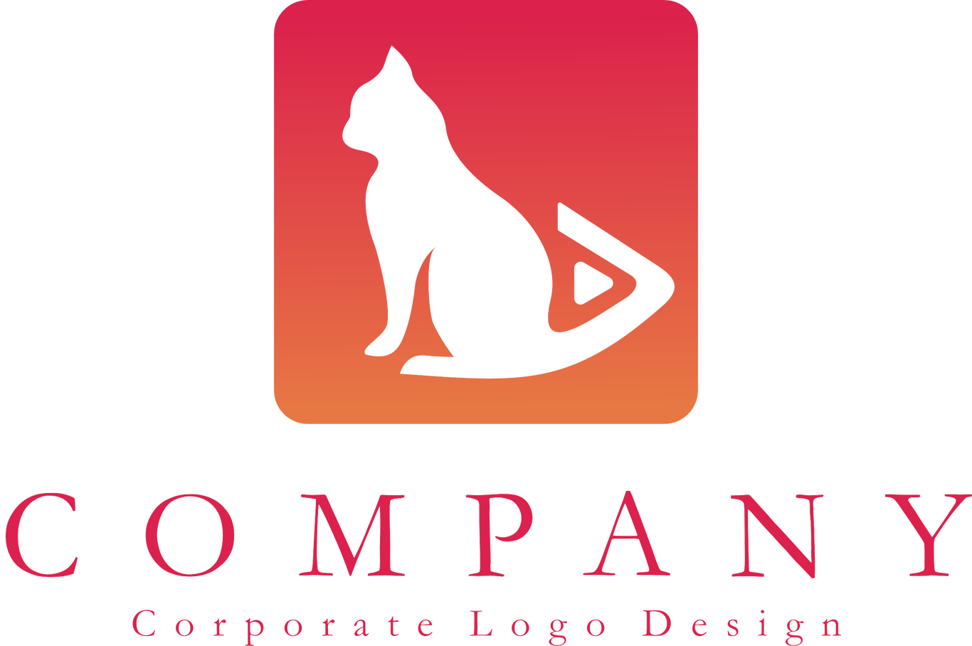 LOGO設計 標志設計 視頻logo設計 文化logo設計 品牌logo  娛樂(lè )logo圖1