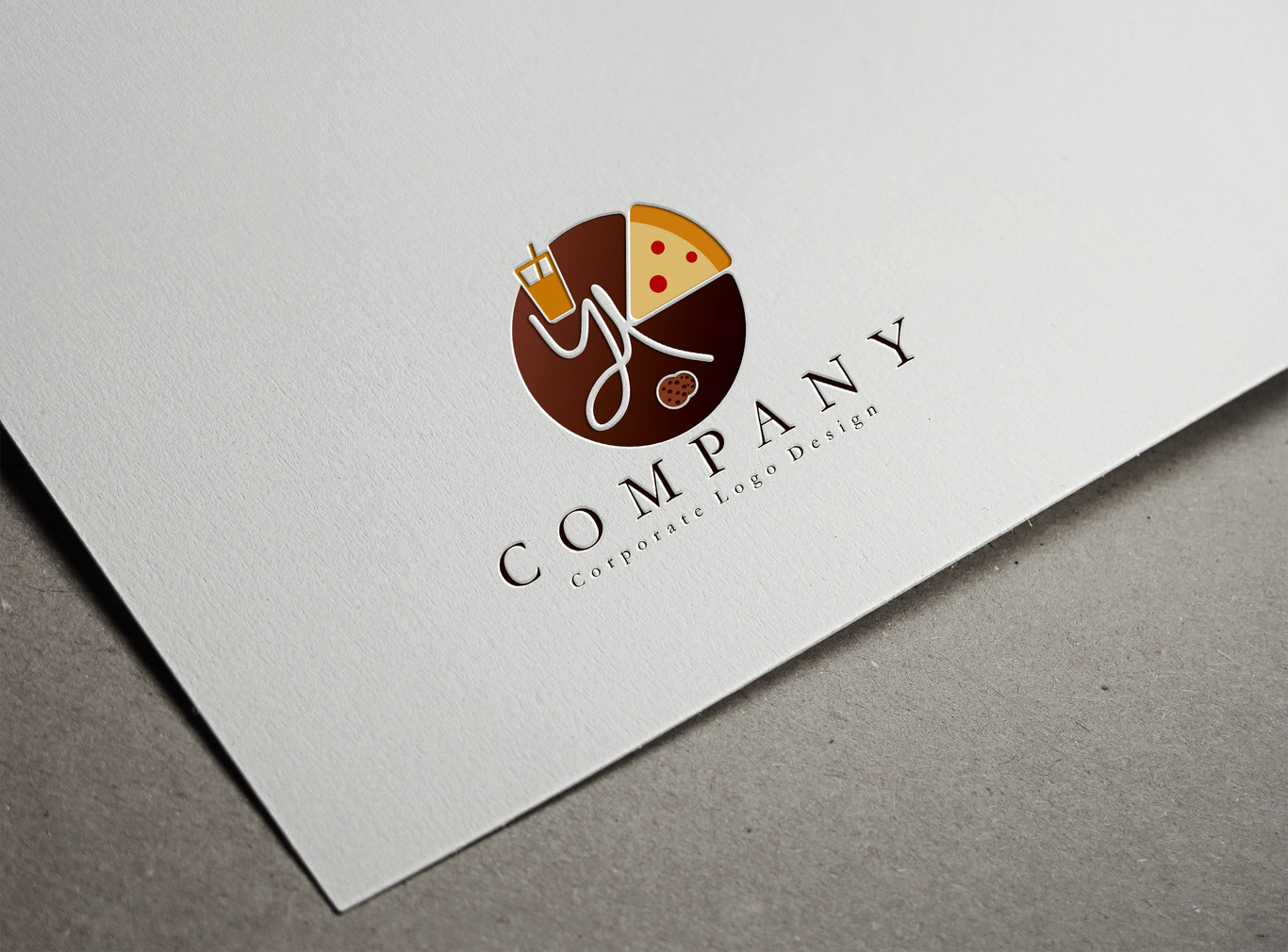 LOGO設計 標志設計 快餐logo設計 文化logo設計 品牌logo 披薩logo 外賣logo圖0