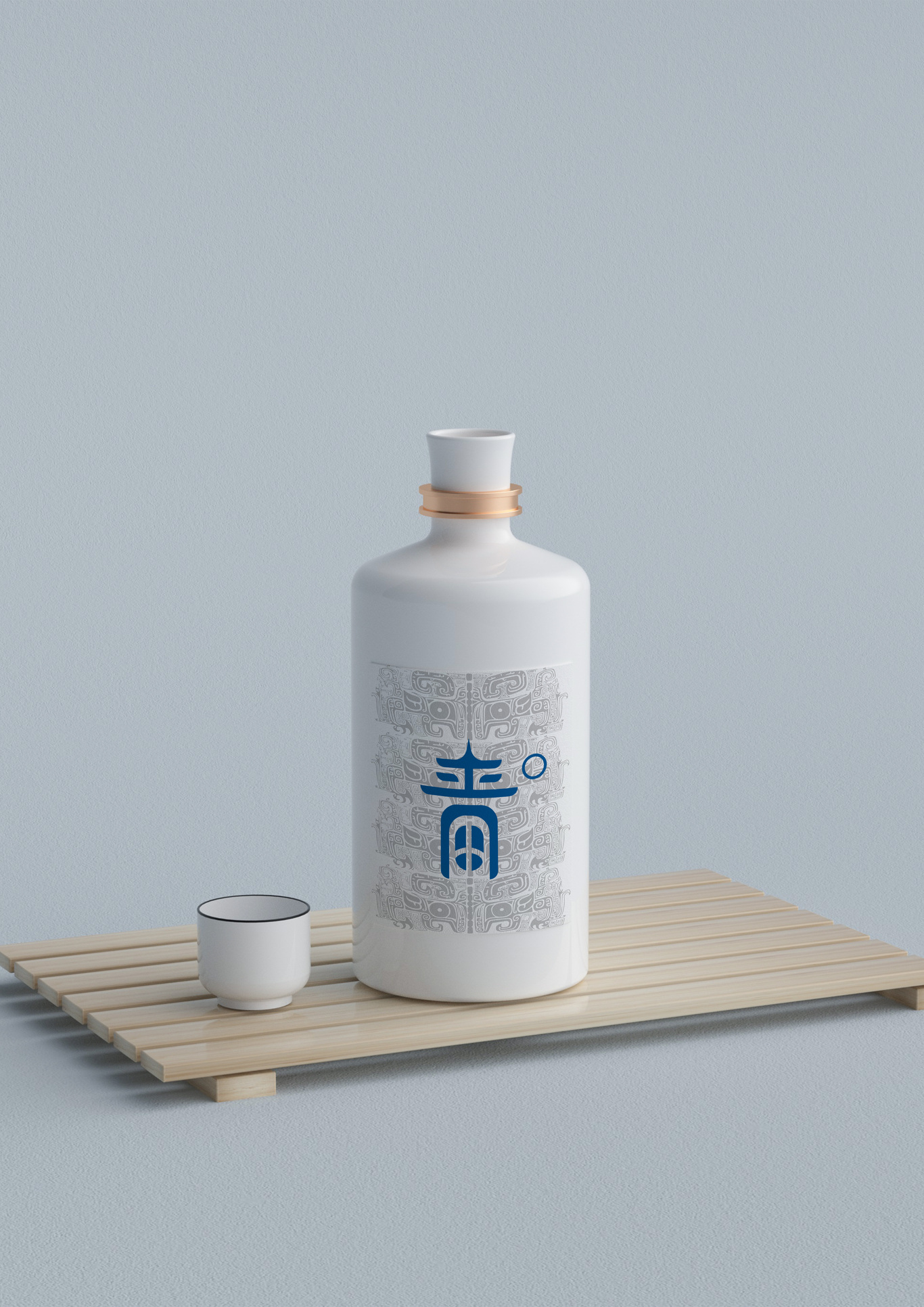 青酿酒品包装图2