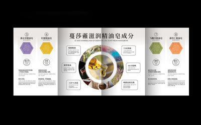 蔓莎蕥精油皂折页设计