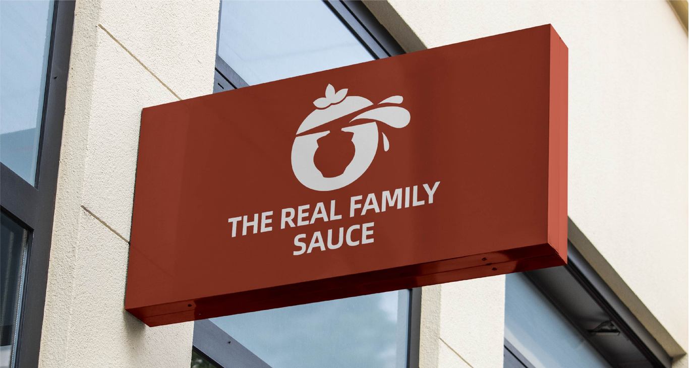 标志 | “The real family sauce”酱汁食品logo设计图3