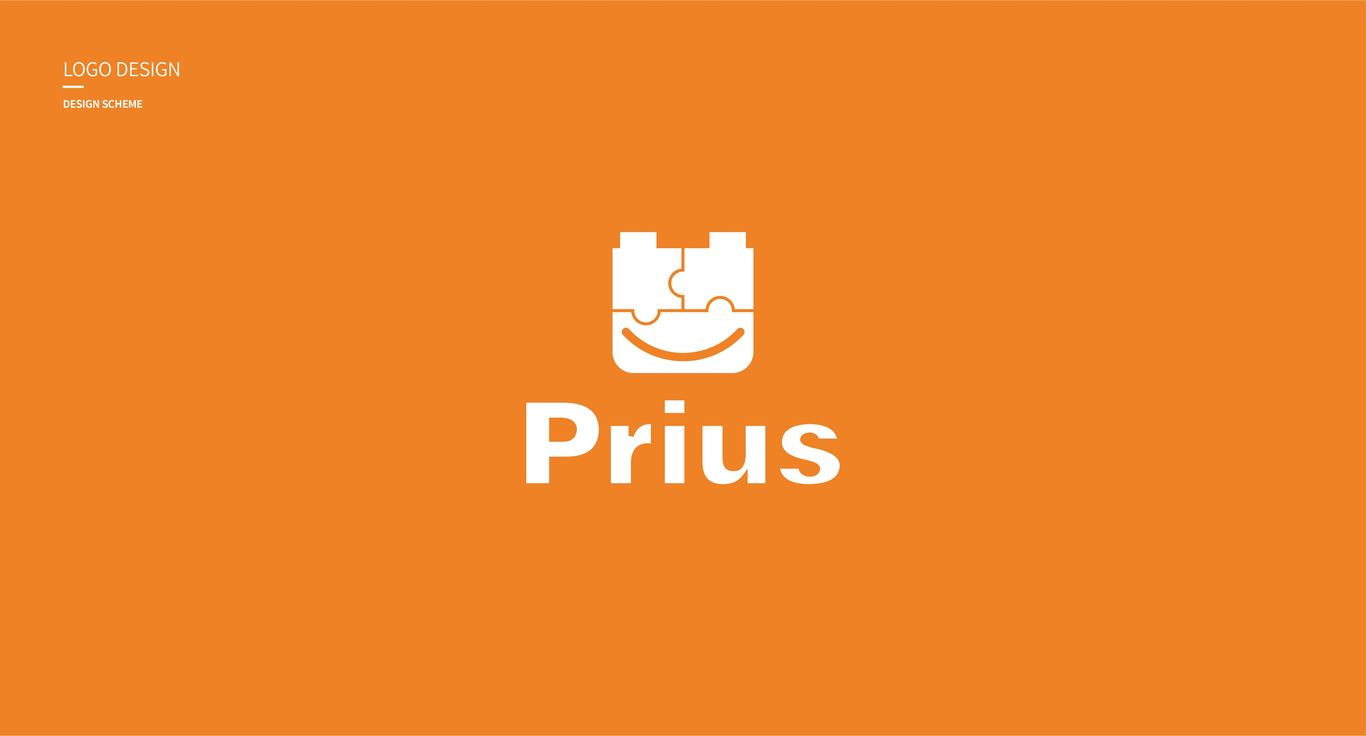 標(biāo)志 | “Prius”玩具logo設(shè)計圖1