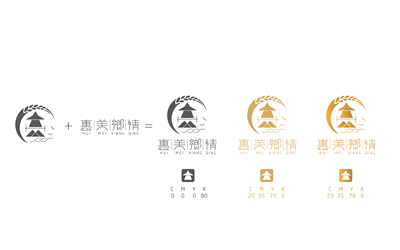 惠美乡情农产品伴手礼LOGO及...