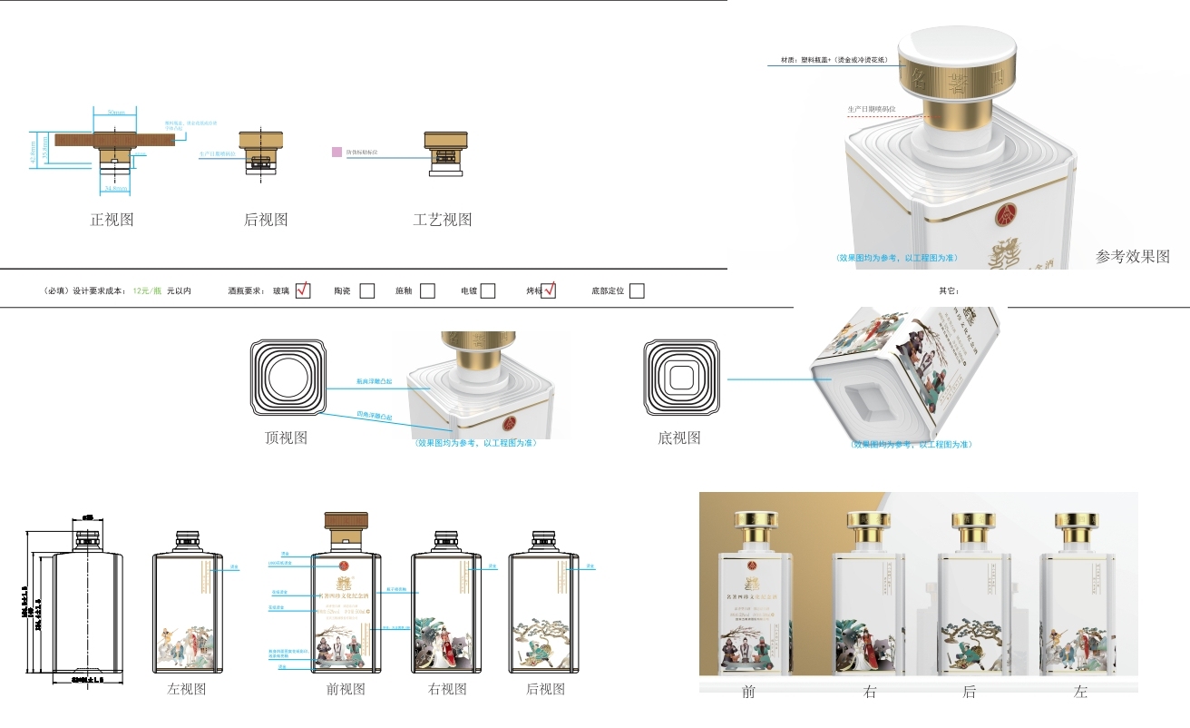 五糧液 囍 名著四珍文化紀念酒圖4