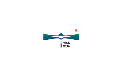 陆海书局LOGO