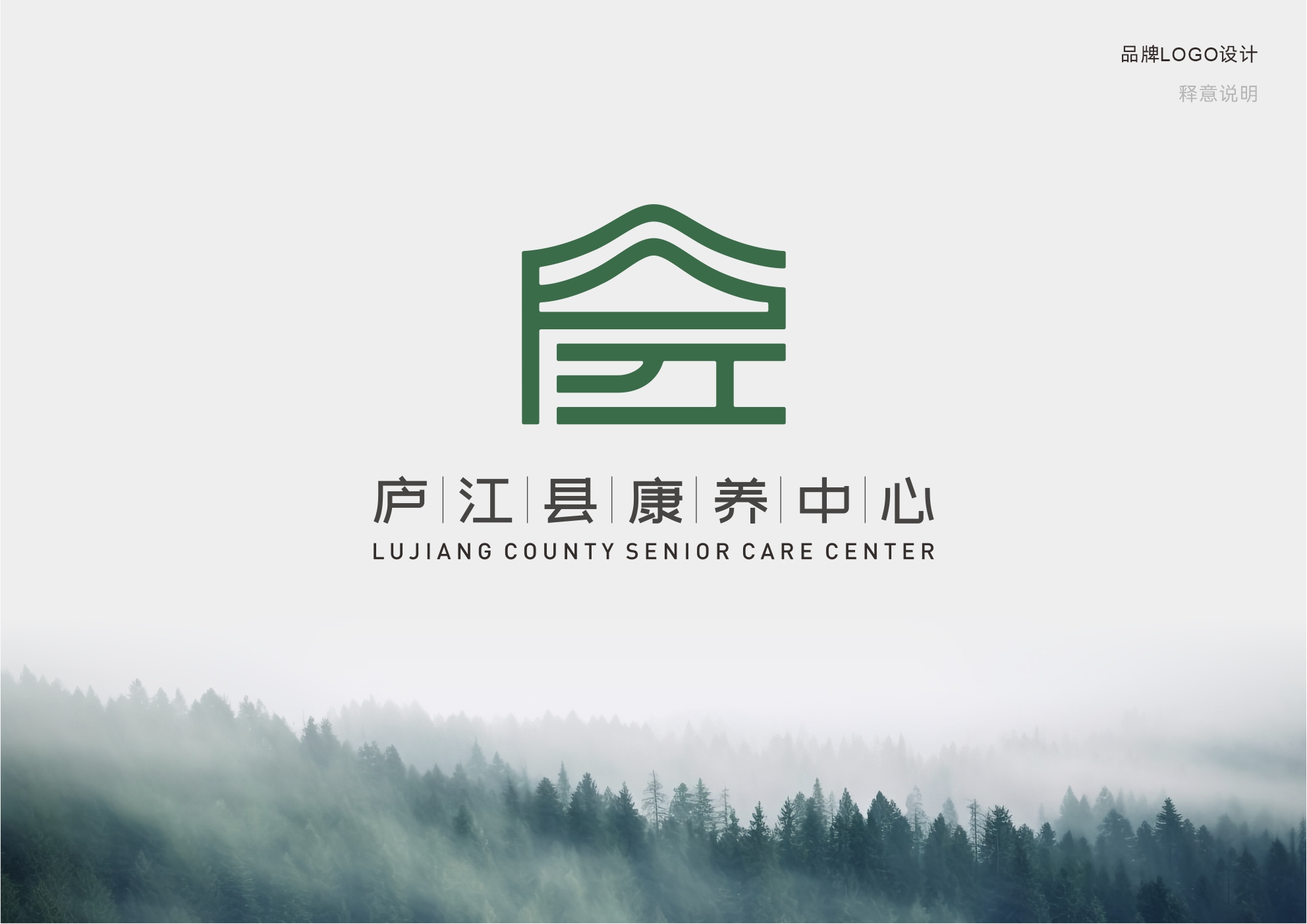 庐江县康养中心LOGO设计