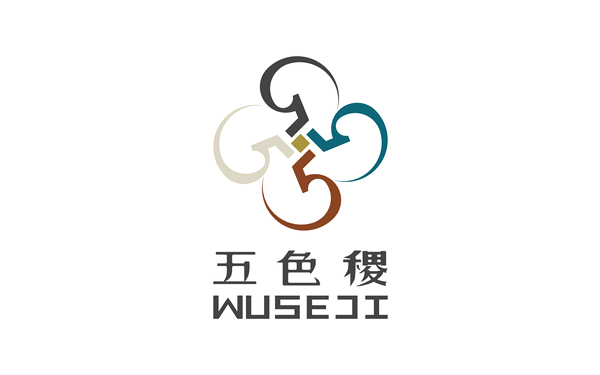 五色稷logo设计