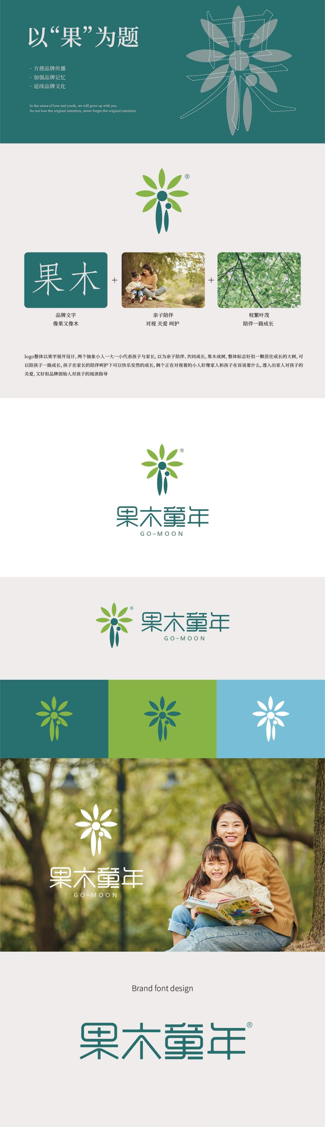 蘇州果木童年兒童親子教育logo設(shè)計圖0