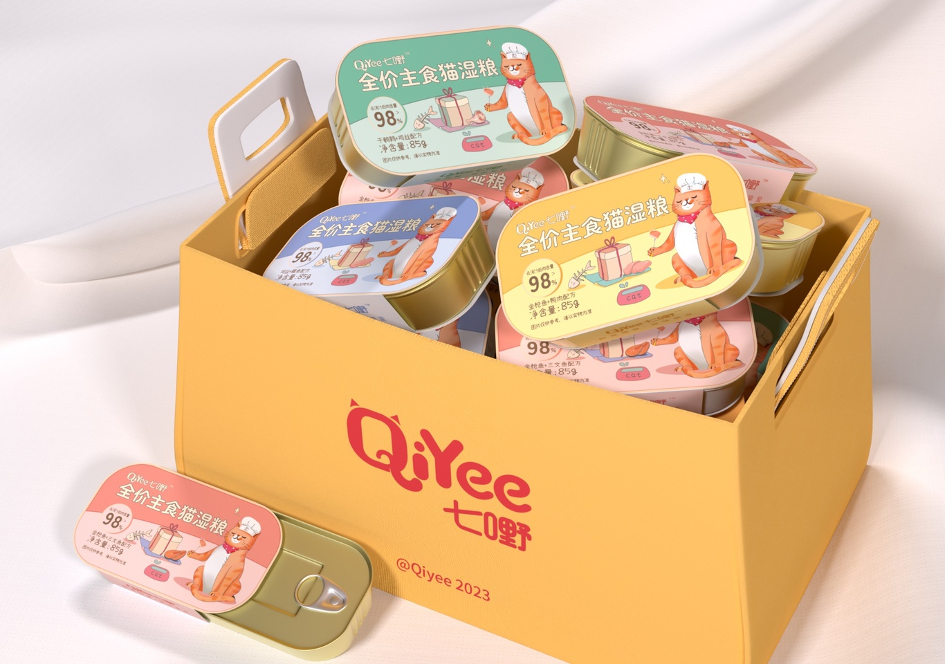 qiyee寵物食品包裝設(shè)計圖8