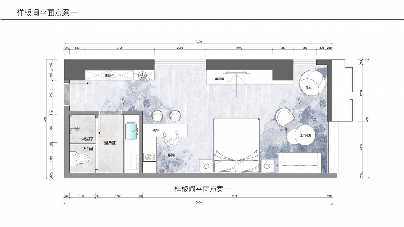 江西三千加●天使金融廣場(chǎng)樣板間軟裝方案圖2