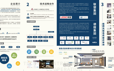 企業(yè)宣傳折頁--裝修工業(yè)化宣傳