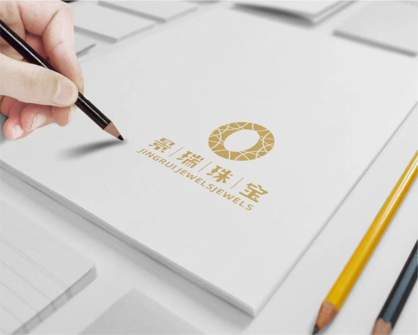 景瑞珠寶圖形LOGO設計圖4