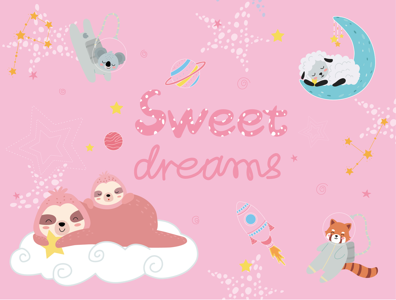 滿月伴手禮 sweet dream —包裝設(shè)計(jì)圖0