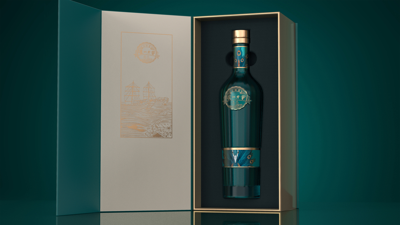 瀘州老老窖文創白酒包裝設計（原創）圖4