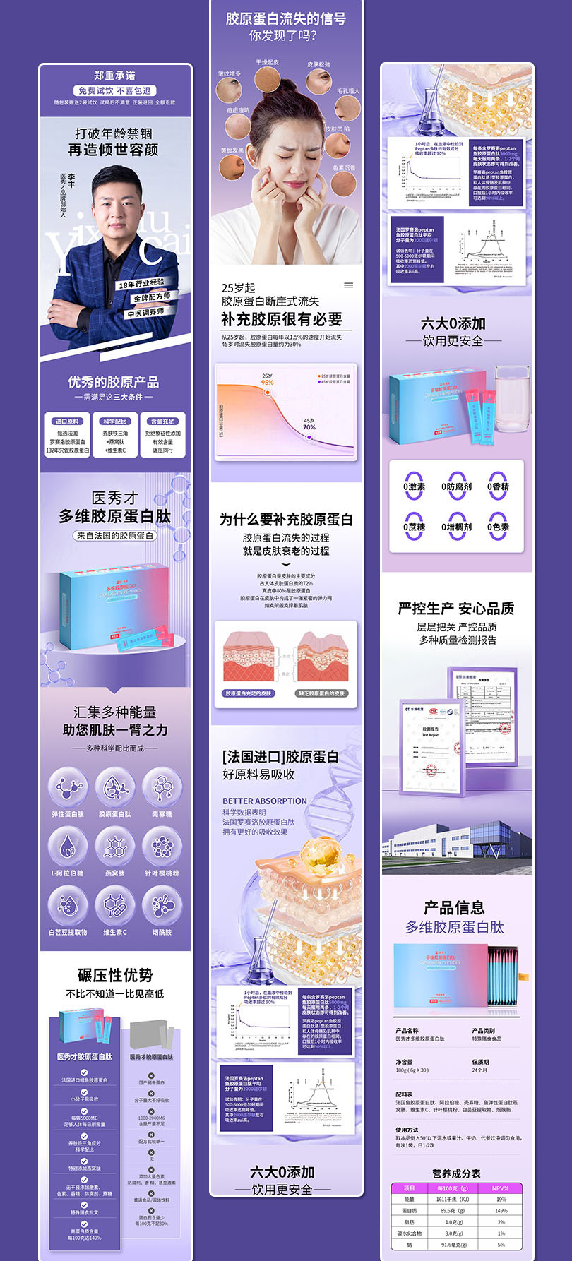 多維膠原蛋白肽詳情頁設(shè)計圖0