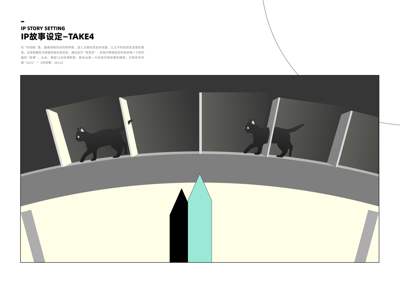 《HI STORY》 貓咪文物主題 IP形象設(shè)計(jì)圖4