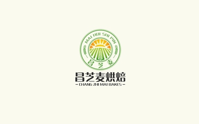 《昌芝麥》西點烘焙LOGO設計