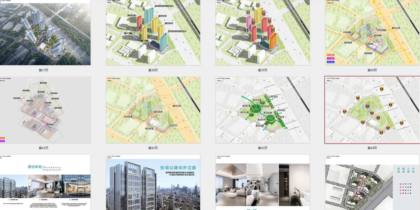 SU建筑建模、規(guī)劃概念設計圖3