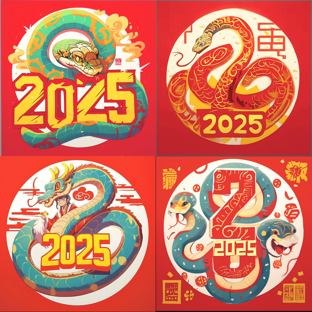 公益征集2025蛇年LOGO圖1