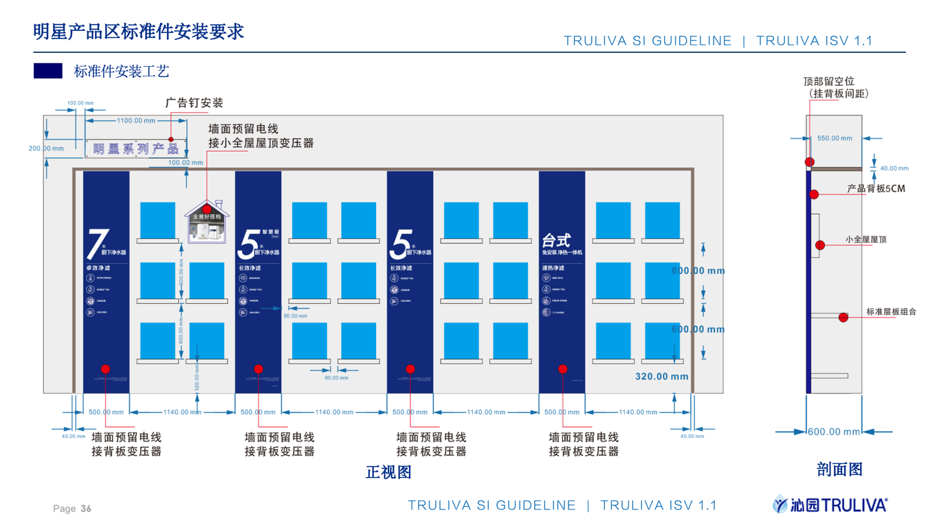 杭州沁園空調新風凈水器si裝修手冊柜臺設計公司圖0