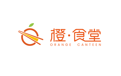 橙食堂品牌logo設計