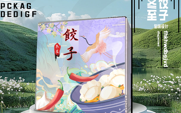 冬至餃子包裝設計